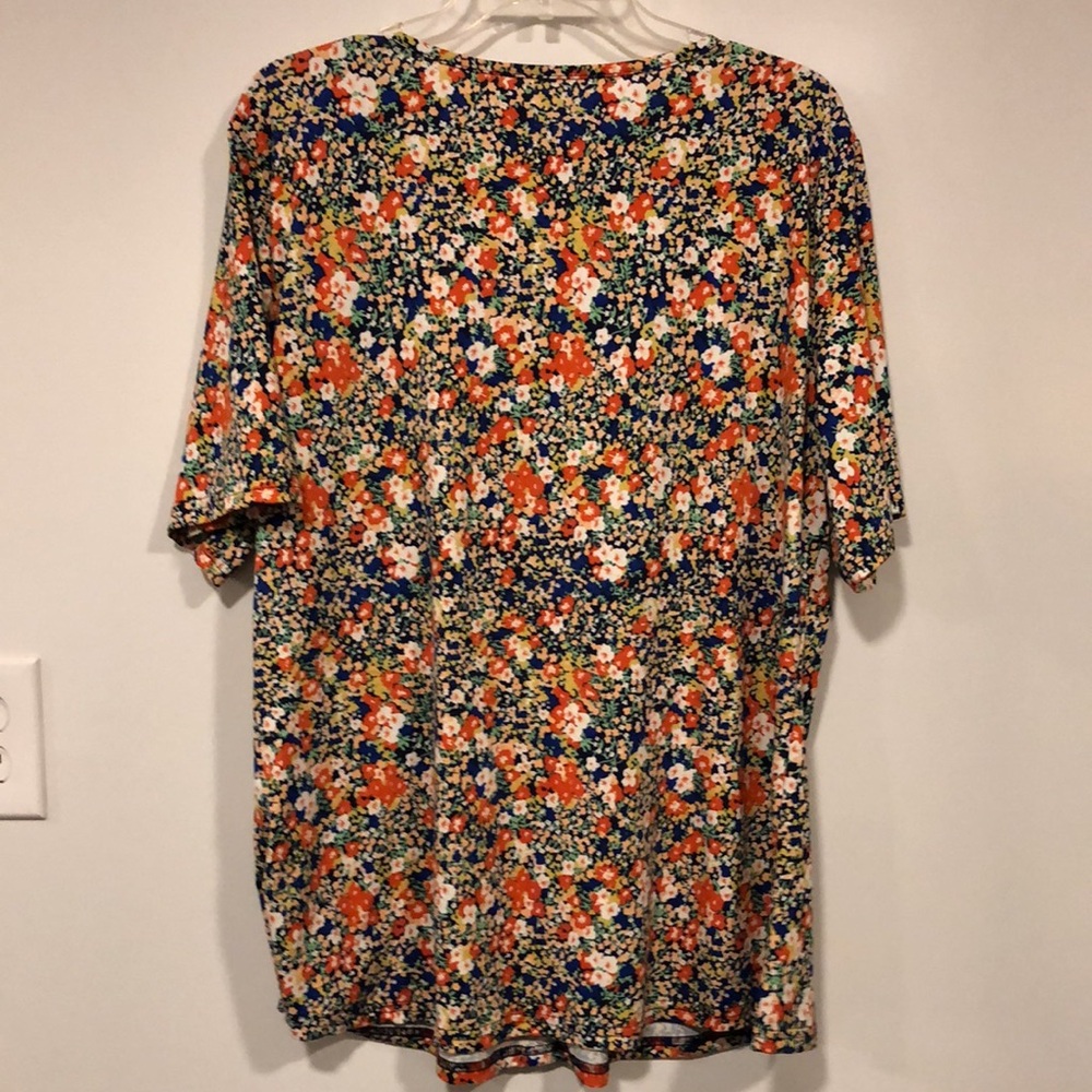 ONLYSHE Womens Shirts Cute Summer Lightweight Tops Short Sleeve Casual XXL NWOT - Picture 7 of 9